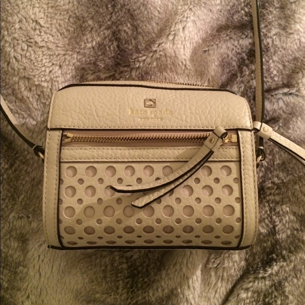 White Kate spade purse super cute!